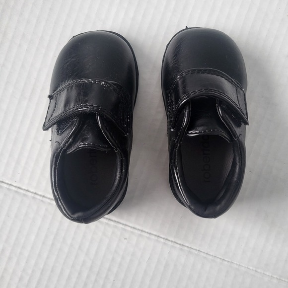Robert‎ david 3m tiny boys toddler black dress shoes - Picture 1 of 6